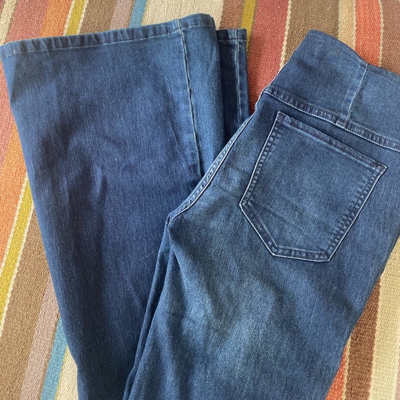 NWOT Free People Penny Pull-On Flare Jeans - Size 28 - Picture 8 of 11